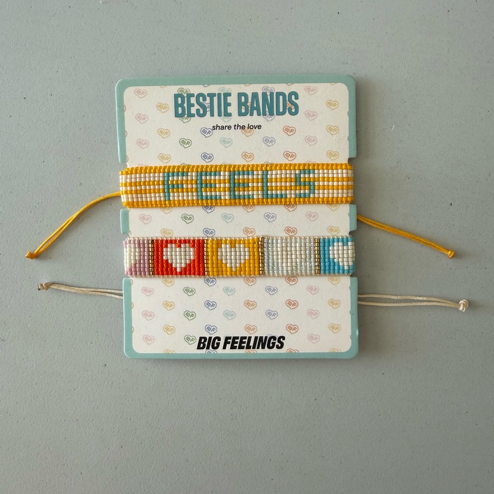 Bestie Bands Friendship Bracelets - Yellow and Multicolor